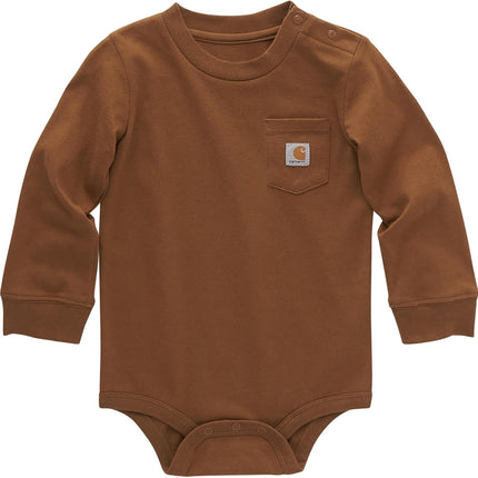 Long-Sleeve Pocket Bodysuit