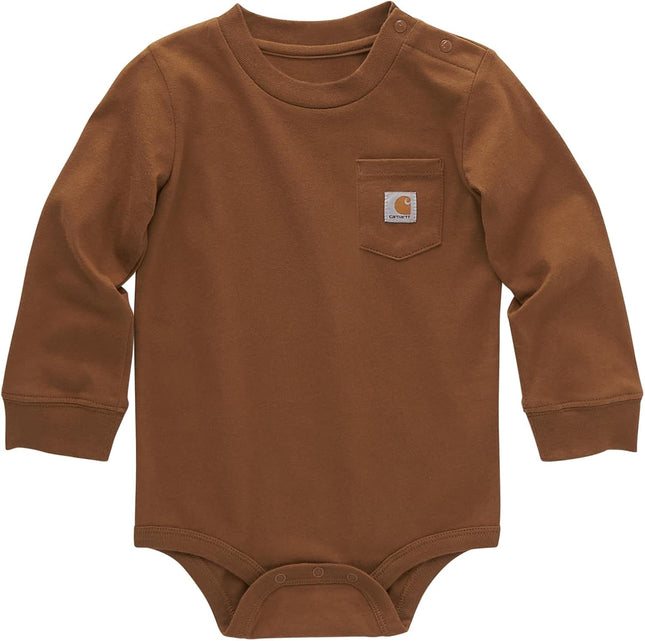 Long-Sleeve Pocket Bodysuit