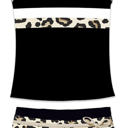 Little Girls' Summer Swimwear Two Piece Boyshort Tankini Kids Swimsuit