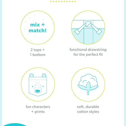 Baby Boys 3-Piece Playwear Set