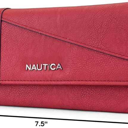 Money Manager Womens Slim RFID Blocking Wallet, Small Bifold Credit Card Holder with Zipper Coin Pocket and ID Window