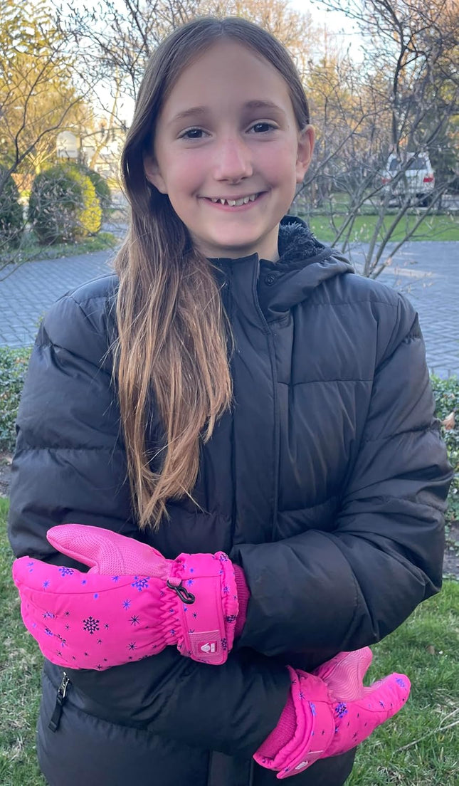 Kids Waterproof Winter Thinsulate Warm Gloves