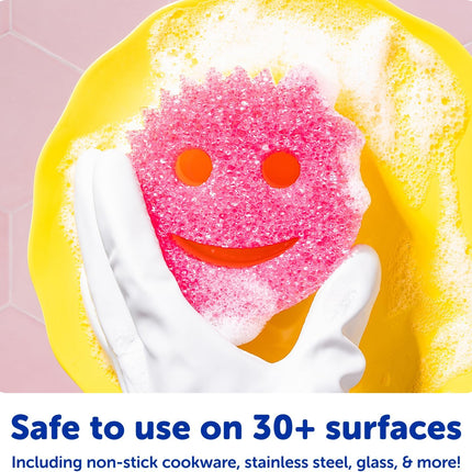 Scrub Mommy Kitchen Sponges - Dual-Sided Dish Sponges for Scrubbing - Non-Scratch Cleaning Sponges for Washing Dishes, Bathroom & Multi-Surface Cleaning - Online Exclusive (3 Count)