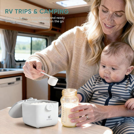 Milk-Powder Formula Dispenser Container: 14OZ Baby Formula Storage Container for Travel - Portable Formula Holder 400G