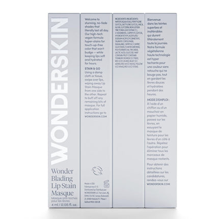 Wonder Blading All Day Lip Stain Peel off Masque - Long Lasting, Waterproof and Transfer Proof Nude Lip Tint, Matte Finish Peel off Lip Stain (Whimsical Masque)