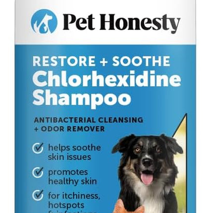 Chlorhexidine Cat & Dog Seasonal Itch Relief Shampoo, for Allergies, Itching, Skin and Coat Supplement, Helps Shedding, Hot Spots, Deodorizing Dog Shampoo & Grooming Supplies,16Oz