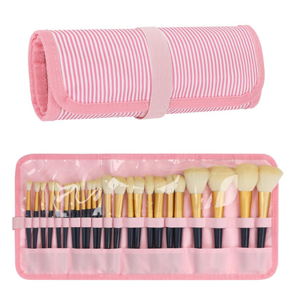 Makeup Brush Holder,Makeup Brush Organizer,Travel Makeup Brushes Bag Cosmetic Bags Pouch for Women Cosmetic Brushes Makeup Artist -Brushes Not Included