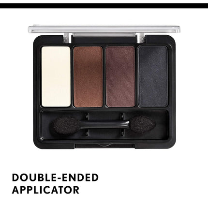 - Eye Enhancers 4-Kit Eyeshadow, Silky, Sheer Formula, Double Ended Applicator, 100% Cruelty-Free