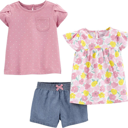 Baby Girls' 3-Piece Playwear Set