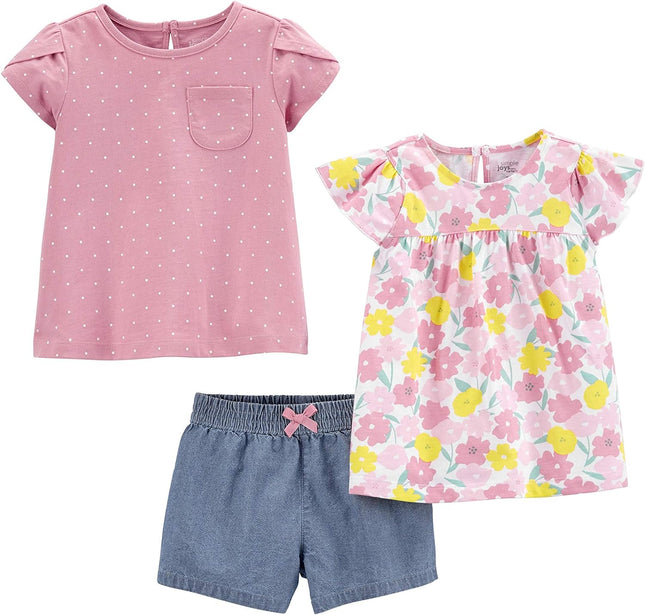 Baby Girls' 3-Piece Playwear Set