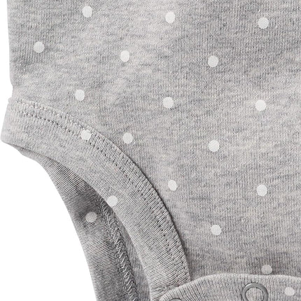 Baby Girls 6-Piece Bodysuits (Short and Long Sleeve) and Pants Set