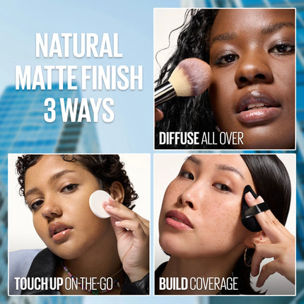 New York Fit Me! Matte + Poreless Foundation Powder, 100 Translucent, 8.5 G, 310 Sun Beige