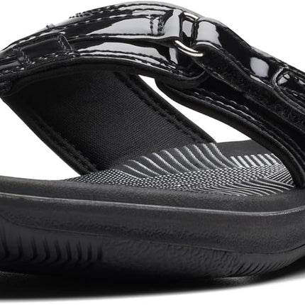 Clarks Women’s Breeze Sea Flip-Flops – Adjustable Lightweight Casual Sandals
