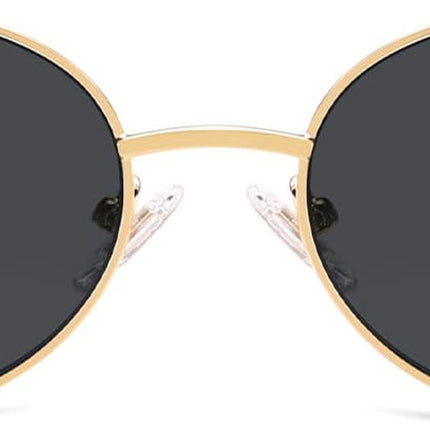 Retro Oval Sunglasses for Women Trendy Classic Shades UV400 Protection SJ1256