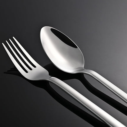 Silverware Set, 20 Piece Flatware Cutlery Set for 4, 18/10 Stainless Steel Silverware Mirror Polished Dishwasher Safe for Home, Restaurant, Wedding, Party(Silver, 20 Pieces for 4)