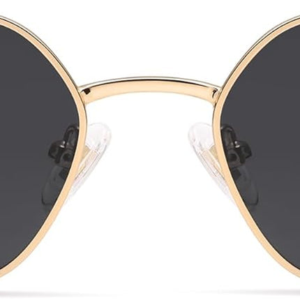 Trendy Polarized Hexagon Sunglasses for Women Men, UV400 Retro Rectangle Shades SJ1238