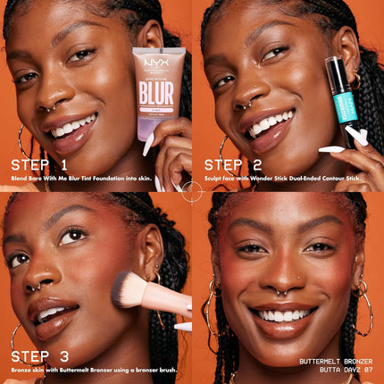 PROFESSIONAL MAKEUP Matte Buttermelt Bronzer, Longwear Face Makeup with up to 12 Hours of Wear, Vegan Formula - Deserve Butta (Light Medium Cool)