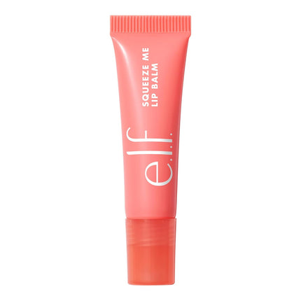 e.l.f. Squeeze Me Lip Balm – Hydrating Tinted Lip Balm with Hyaluronic Acid, Sheer Buildable Color, Moisturizing Vegan & Cruelty-Free Lip Care, Strawberry
