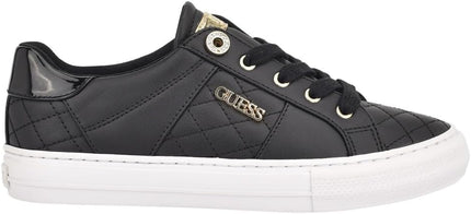 GUESS Women’s Loven Sneakers – Quilted Lace-Up Platform Fashion Shoes