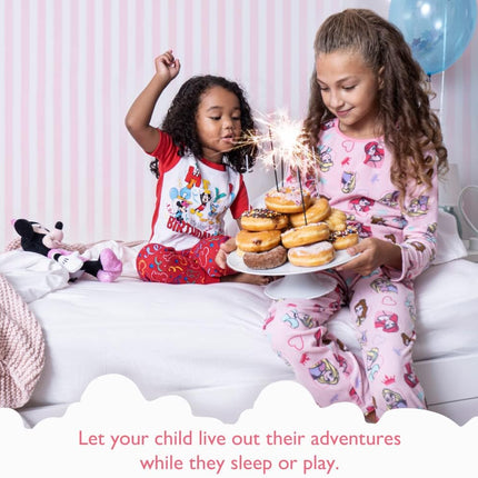 Girls' 3-Pack Nightgowns, Comfortable Sleepwear Gown, Soft & Cute Pajamas for Kids