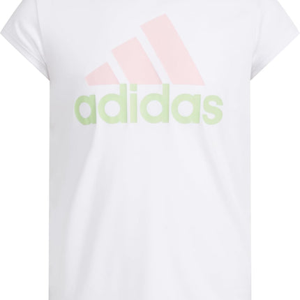 Adidas Girls' Short Sleeve Scoop Neck Tee T-Shirt