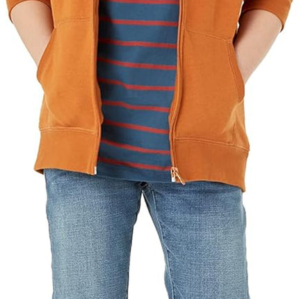 Boys and Toddlers' Zip-Up Hooded Sweatshirt, Soft Brushed Fleece