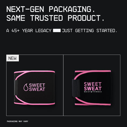 Sports Research Sweet Sweat® Waist Trimmer - Premium Sweat Enhancing Fitness Band for Women & Men