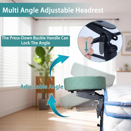 Massage Headrest for Bed,Bedside Bed Massage Head Holder for Home Mattress