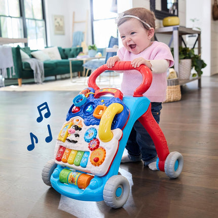 Sit-To-Stand Learning Walker (Frustration Free Packaging), Blue