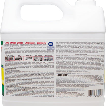26801 Heavy Duty Cleaner, Degreaser & Disinfectant for Home, Yard Equipment, Automotive & More - Refill for Spray Bottle 1 Gallon (Pack of 1)