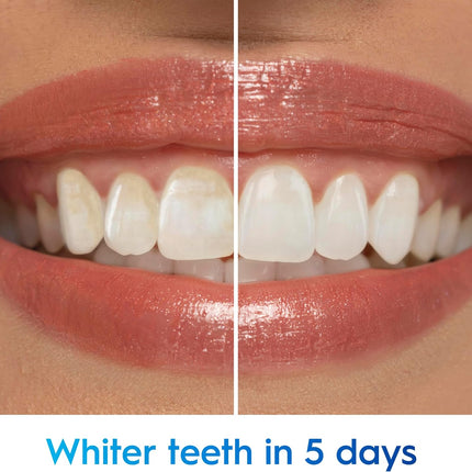 3D White Advanced, Teeth Whitening Toothpaste for Adults, 3.7 Oz, 4 Pack, Cavity Protection Fluoride Toothpaste, Strengthens Enamel, Travel Size Toiletries