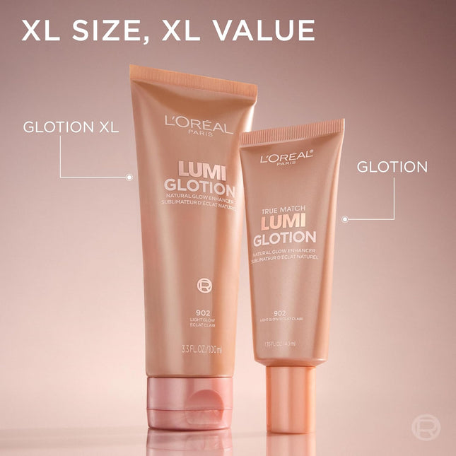 L'Oreal Paris Makeup True Match Lumi Glotion, Natural Glow Enhancer, Illuminator Highlighter, Bronzing Drops for a Sun-Kissed Glow, 903 Medium