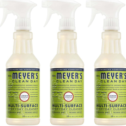 MRS. MEYER'S CLEAN DAY All-Purpose Cleaner Spray, Cruelty Free Formula, Lemon Verbena, 16 Fl. Oz - Pack of 3