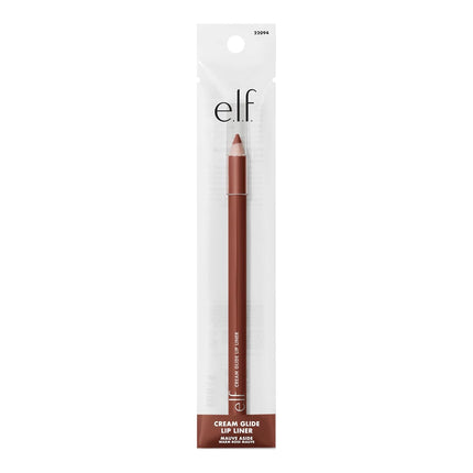 E.L.F. Cream Glide Lip Liner, Highly-Pigmented Pencil for Shaping & Sculpting Lips, Semi-Matte Finish, Vegan & Cruelty-Free
