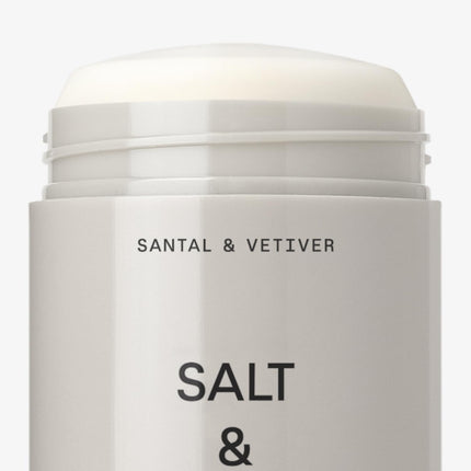 Aluminum Free Deodorant | Extra Strength 48 Hour Protection for Women & Men | Made with Seaweed Extracts, Niacinamide & Prebiotics | Santal & Vetiver