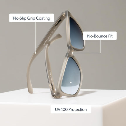 Polarized Sunglasses, Medium Sized (OG), UV400 Protection, No Slip, No Bounce