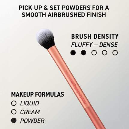 Face Base 4 Piece Makeup Brush Set, Makeup Brushes Set for Foundation, Concealer, Contour & Powder, Cruelty-Free Synthetic Bristles