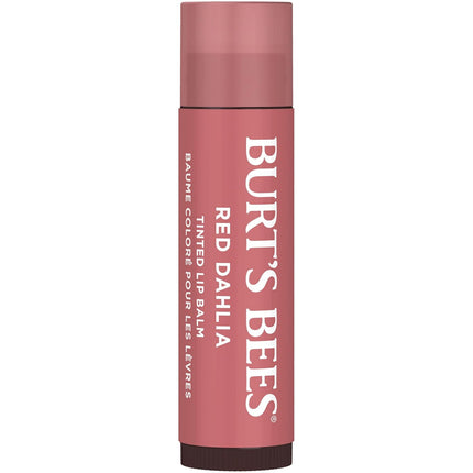 Lip Tint Balm with Long Lasting 2 in 1 Duo Tinted Balm Formula, Color Infused with Deeply Hydrating Shea Butter for a Natural Looking Buildable Finish, Fiery Red Dahlia (2-Pack)