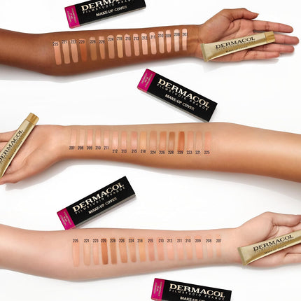 - Full Coverage Matte Foundation with SPF 30, Waterproof Foundation for Oily Skin, Acne, & under Eye Bags, Long-Lasting Makeup, 30G - Shade 207