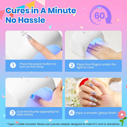 Beetles Gel Nail Polish Kit with U V Light - 80Pcs Color Enchantment 55 Colors Gel Nail Kit with Everything Base Top Coat Beginner Starter at Home Nails Kit Manicure DIY Salon Tools Gifts for Women