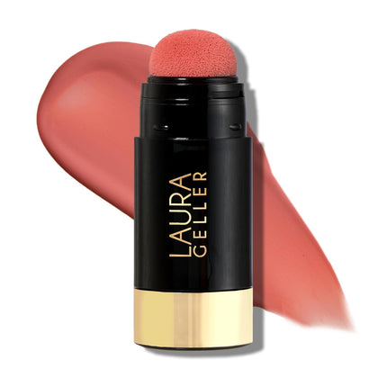 Serum Blush Tint, Lightweight Liquid Blush for Cheeks, Weightless Watercolor Sheer Finish, Poppy Peach