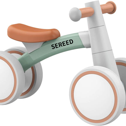 Baby Balance Bike for 1 Year Old Boys Girls 12-24 Month Toddler Balance Bike, 4 Wheels Toddler First Bike, First Birthday Gifts