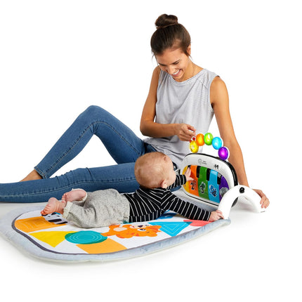 4-In-1 Kickin' Tunes Music and Language Play Gym and Piano Tummy Time Activity Mat
