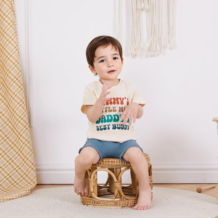 Toddler Baby Boy Summer Outfit Funny Letter T-Shirts Top Shorts Set Infant Boy Summer Clothes 6 12 18 Months 2T 3T