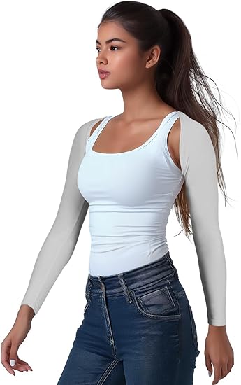 Women's UV Protection Arm Sleeves - Stylish Golf Shawl & Workout Shrug Bolero for Sun Safety