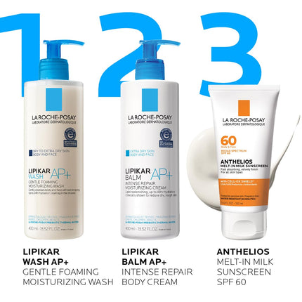 La Roche-Posay Anthelios Melt-In Milk Sunscreen for Face & Body SPF 60