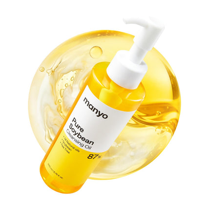 MANYO Pure Cleansing Oil – Korean Facial Oil Cleanser for Makeup Removal & Blackhead Care, Natural Hydrating Face Cleanser for Double Cleansing, 6.76 Fl Oz (200ml)