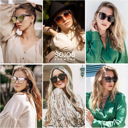 Sunglasses for Women Men Vintage Style Shades SJ2157