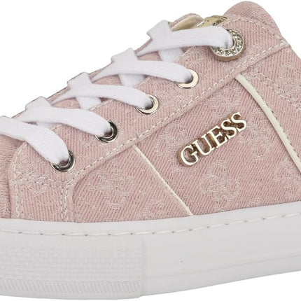 GUESS Women’s Loven Sneakers – Quilted Lace-Up Platform Fashion Shoes