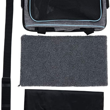 17.5X11X11 Inches Cat, Dog Carrier for Pets up to 16 Lbs, Soft-Sided Cat Bag Animal Carriers Travel Puppy Carry as a Toy of Fabric Pet Home